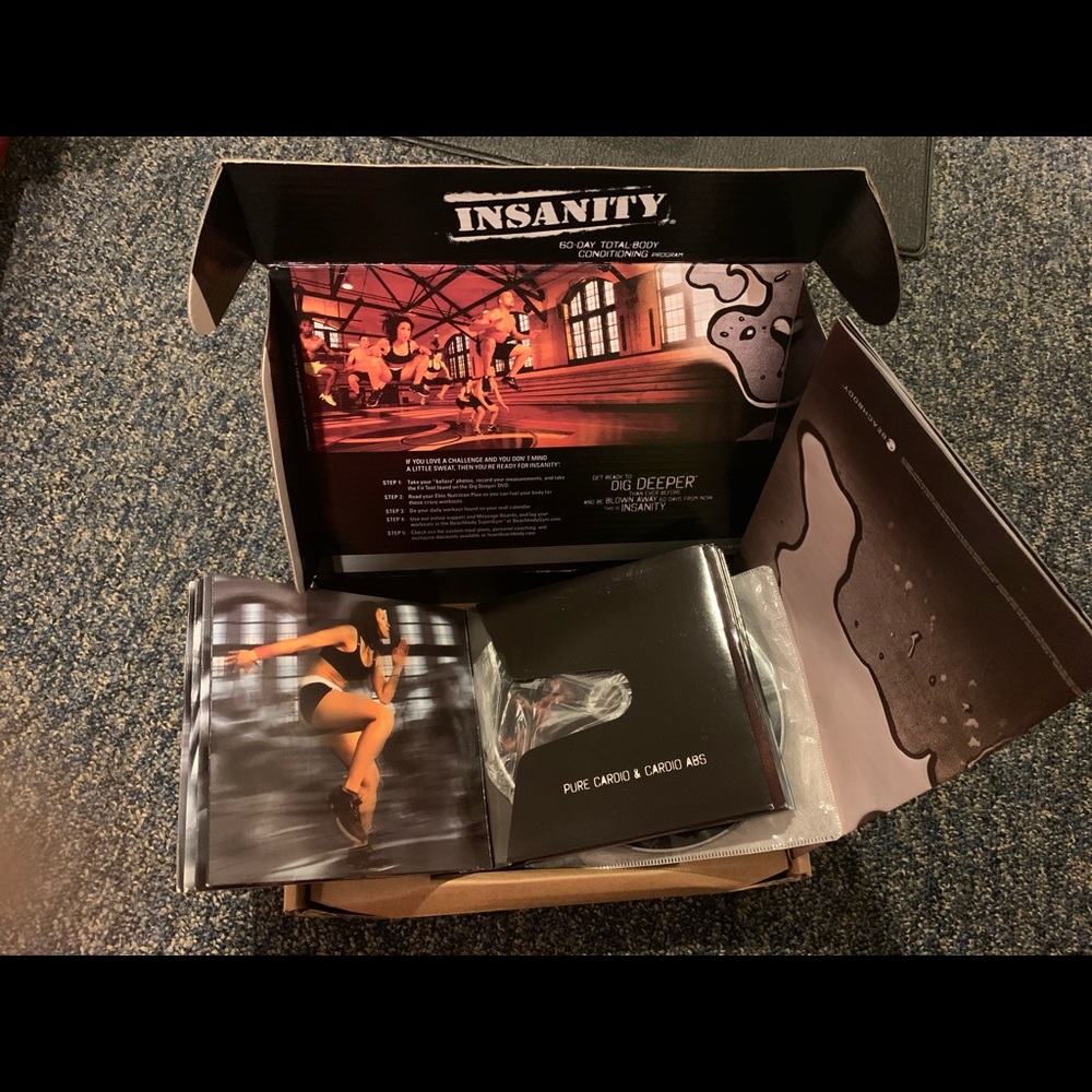 Beachbody Insanity DVDs